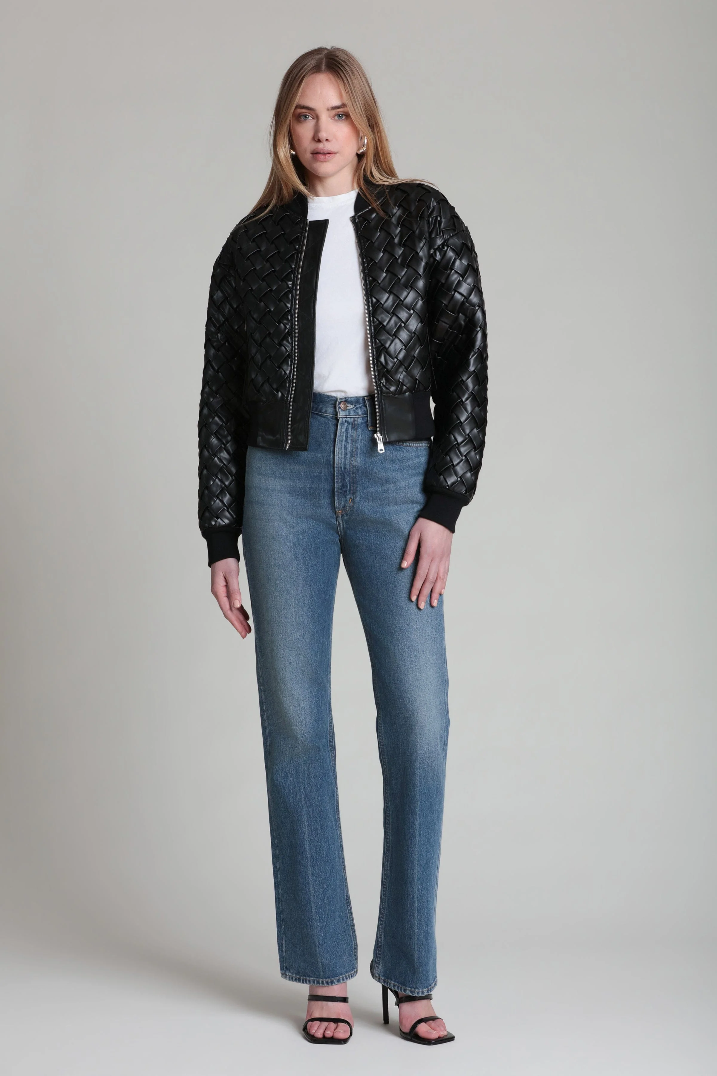 Woven Faux-Ever Leather™ Bomber Jacket - Image 5